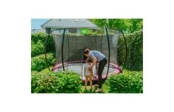 EXIT Silhouette Inground Trampoline Met Veiligheidsnet 427cm Roze 15 EXIT Silhouette Inground Trampoline Met Veiligheidsnet 427cm Roze -Beste Trampoline Winkel exit silhouette inground trampoline o427cm met veiligheidsnet roze 7