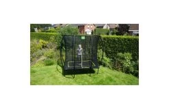 EXIT Silhouette Trampoline Met Veiligheidsnet 153x214 Zwart -Beste Trampoline Winkel exit silhouette trampoline 153x214cm zwart 4