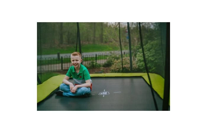 EXIT Silhouette Trampoline Met Veiligheidsnet 244x366 Groen 10 EXIT Silhouette Trampoline Met Veiligheidsnet 244x366 Groen - Afbeelding 10