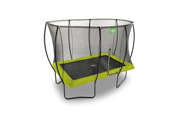 EXIT Silhouette Trampoline Met Veiligheidsnet 244x366 Groen 3 EXIT Silhouette Trampoline Met Veiligheidsnet 244x366 Groen - Afbeelding 3