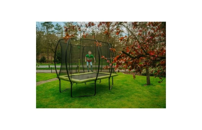 EXIT Silhouette Trampoline Met Veiligheidsnet 244x366 Groen 11 EXIT Silhouette Trampoline Met Veiligheidsnet 244x366 Groen - Afbeelding 11