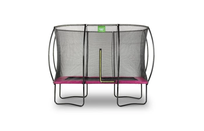 EXIT Silhouette Trampoline Met Veiligheidsnet 214x305 Roze 1 EXIT Silhouette Trampoline Met Veiligheidsnet 214x305 Roze