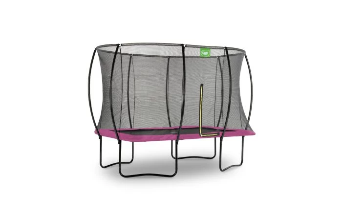 EXIT Silhouette Trampoline Met Veiligheidsnet 214x305 Roze 3 EXIT Silhouette Trampoline Met Veiligheidsnet 214x305 Roze - Afbeelding 3