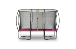 EXIT Silhouette Trampoline Met Veiligheidsnet 244x366 Roze