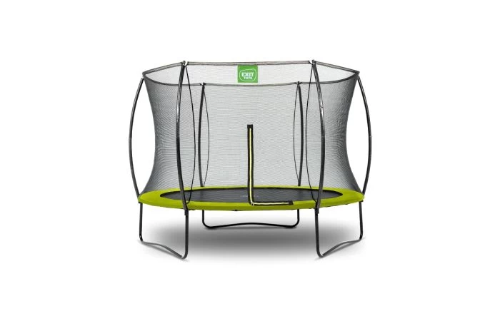 EXIT Silhouette Trampoline Met Veiligheidsnet 244 Groen 1 EXIT Silhouette Trampoline Met Veiligheidsnet 244 Groen