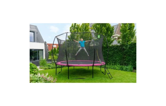 EXIT Silhouette Trampoline Met Veiligheidsnet 244 Roze 8 EXIT Silhouette Trampoline Met Veiligheidsnet 244 Roze - Afbeelding 8