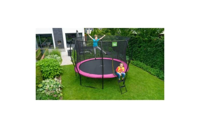 EXIT Silhouette Trampoline Met Veiligheidsnet 244 Roze 7 EXIT Silhouette Trampoline Met Veiligheidsnet 244 Roze - Afbeelding 7