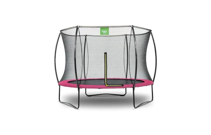 EXIT Silhouette Trampoline Met Veiligheidsnet 244 Roze 1 EXIT Silhouette Trampoline Met Veiligheidsnet 244 Roze