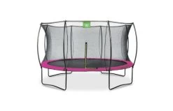EXIT Silhouette Trampoline Met Veiligheidsnet 366 Roze