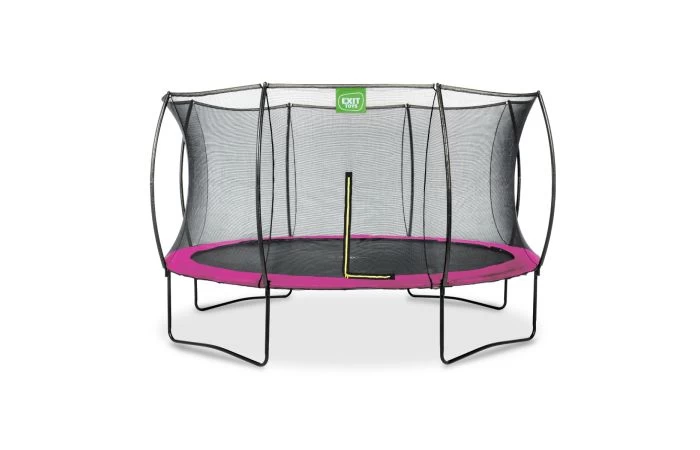 EXIT Silhouette Trampoline Met Veiligheidsnet 366 Roze 1 EXIT Silhouette Trampoline Met Veiligheidsnet 366 Roze