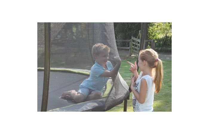 EXIT Silhouette Trampoline Met Veiligheidsnet 427 Zwart 7 EXIT Silhouette Trampoline Met Veiligheidsnet 427 Zwart - Afbeelding 7