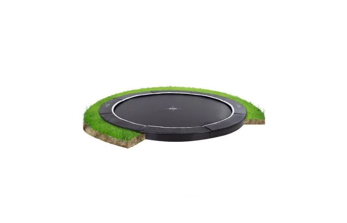 EXIT Supreme Groundlevel Trampoline 366cm Zwart 1 EXIT Supreme Groundlevel Trampoline 366cm Zwart