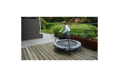 EXIT Tiggy Junior Met Beugel 140 Zwart-Grijs -Beste Trampoline Winkel exit tiggy junior trampoline met beugel o140cm zwart grijs 4