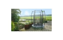 EXIT Tiggy Junior 140 Zwart-Grijs -Beste Trampoline Winkel exit tiggy junior trampoline met veiligheidsnet o140cm zwart grijs 6