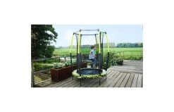 EXIT Tiggy Junior 140 Zwart-Groen -Beste Trampoline Winkel exit tiggy junior trampoline met veiligheidsnet o140cm zwart groen 6