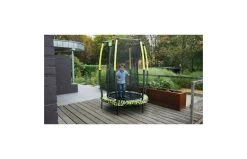 EXIT Tiggy Junior 140 Zwart-Groen -Beste Trampoline Winkel exit tiggy junior trampoline met veiligheidsnet o140cm zwart groen 8