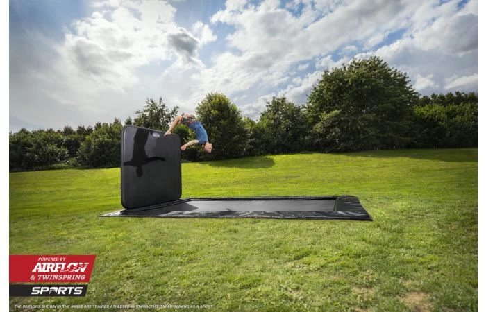 BERG Ultim Elite FlatGround Trampoline Sports 500x300 Zwart 2 BERG Ultim Elite FlatGround Trampoline Sports 500x300 Zwart - Afbeelding 2