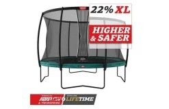 BERG Champion Regular Trampoline 430 Groen + Veiligheidsnet Deluxe Xl