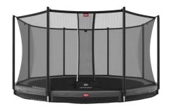 BERG Favorit InGround 380 Grijs + Veiligheidsnet Comfort