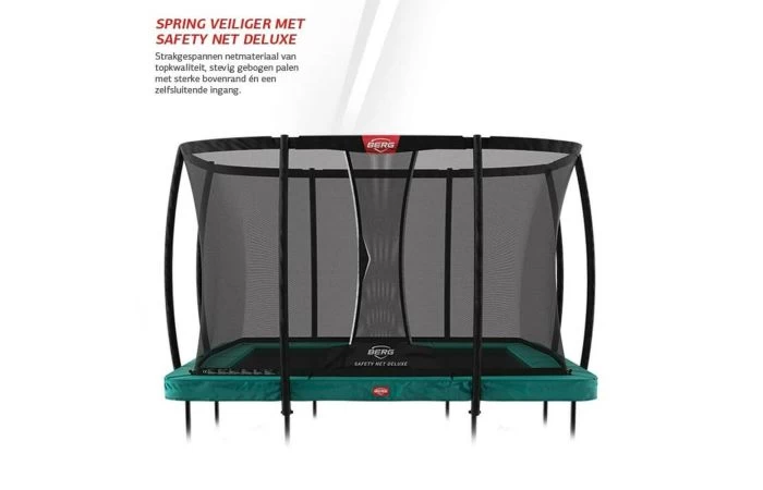 BERG Ultim Champion Regular 330x220 Zwart + Veiligheidsnet Deluxe 7 BERG Ultim Champion Regular 330x220 Zwart + Veiligheidsnet Deluxe - Afbeelding 7