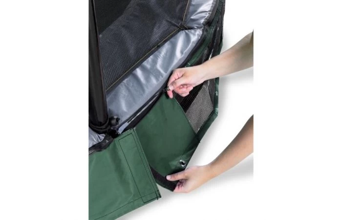 EXIT Elegant Premium Inground Trampoline Met Deluxe Veiligheidsnet 305 Groen 4 EXIT Elegant Premium Inground Trampoline Met Deluxe Veiligheidsnet 305 Groen - Afbeelding 4