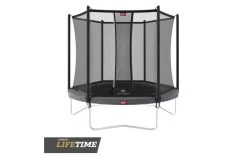 BERG Favorit Regular Trampoline 200 Grijs + Veiligheidsnet Comfort