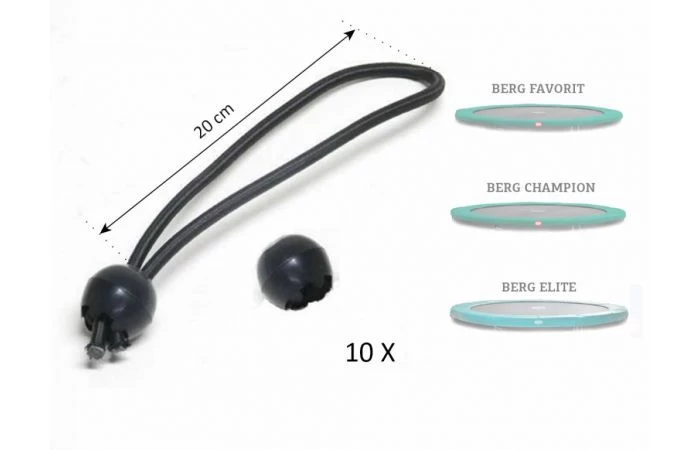 Berg Elastiek Voor Beschermrand (10 Stuks) 1 Berg Elastiek Voor Beschermrand (10 Stuks)