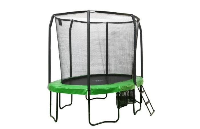 EXIT JumpArena Trampoline 305x427cm Met Ladder En Schoenenzak - Groen 2 EXIT JumpArena Trampoline 305x427cm Met Ladder En Schoenenzak - Groen - Afbeelding 2