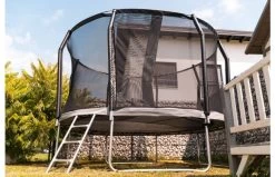 Akrobat Orbit PRO Above Ground Trampoline Antraciet -Beste Trampoline Winkel u6tchf44