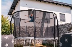 Akrobat Orbit PRO Above Ground Trampoline Antraciet -Beste Trampoline Winkel yzvpxgwu
